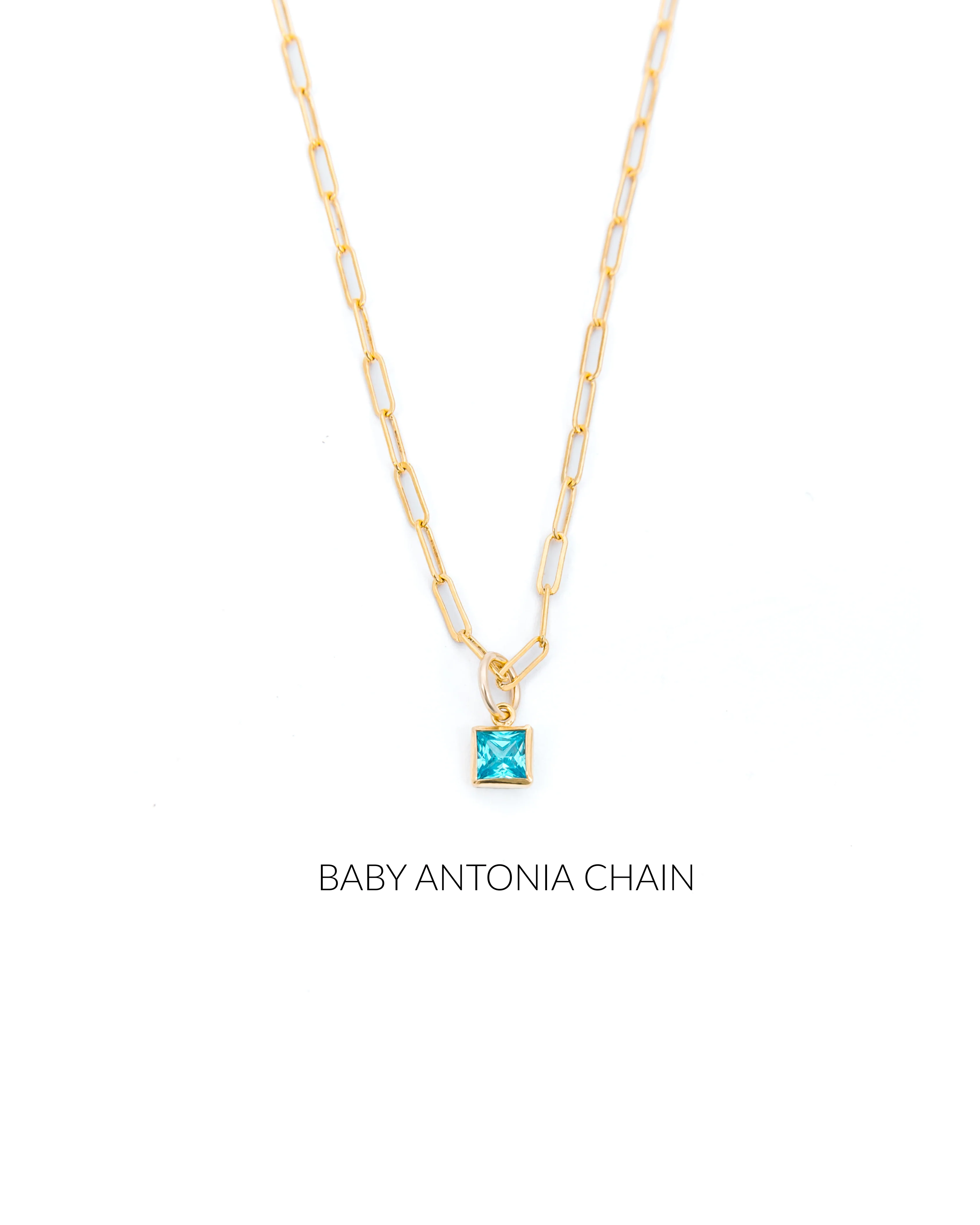 Gold Birthstone Necklace - Image 6