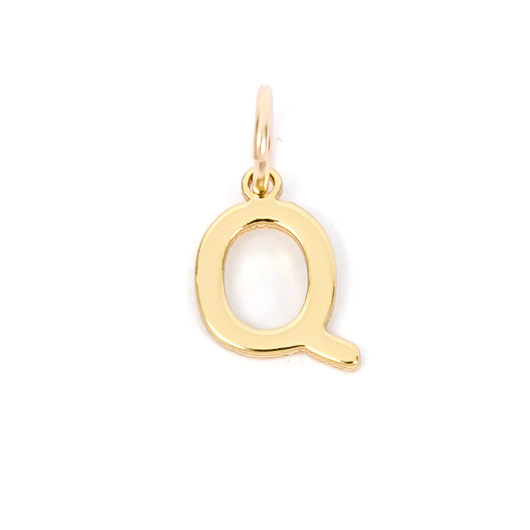 Gold Letter Charm - Image 20