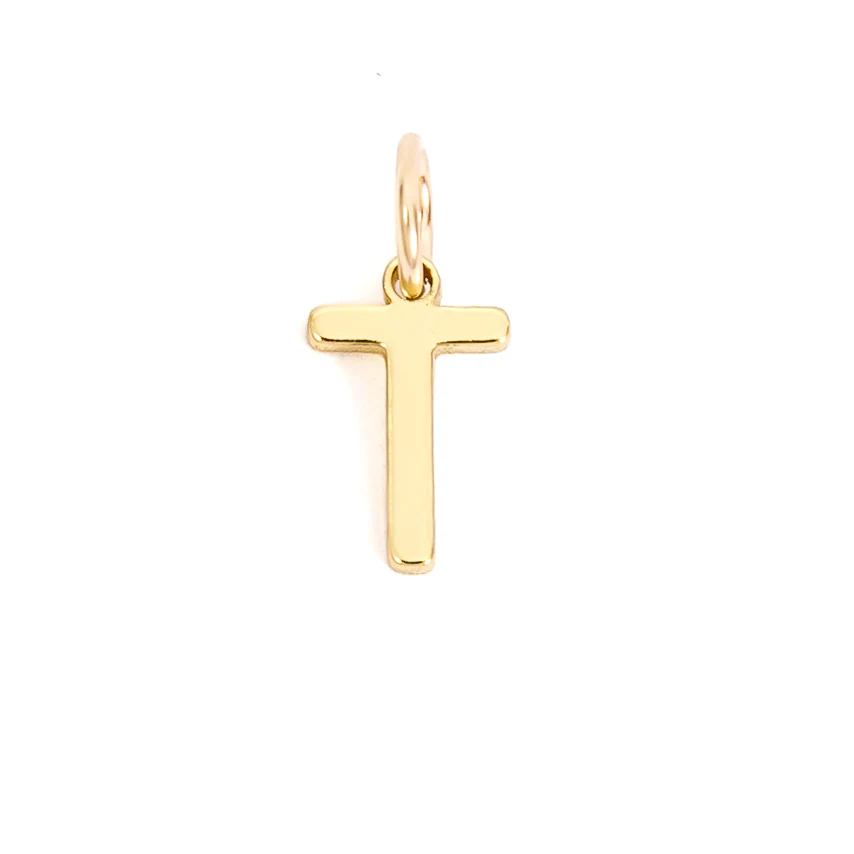 Gold Letter Charm - Image 23