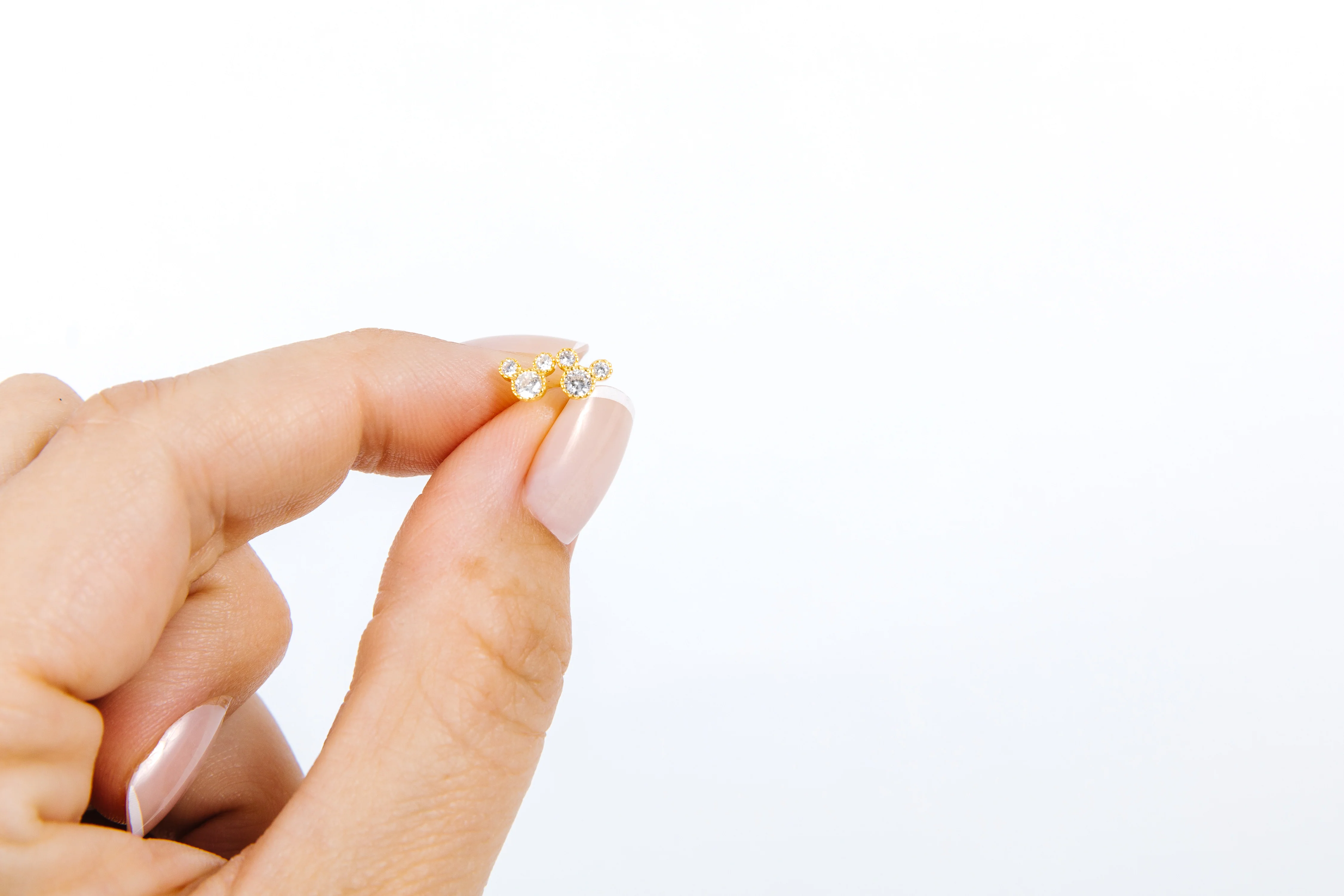 Cz Mouse Ear Screwbacks - Image 6