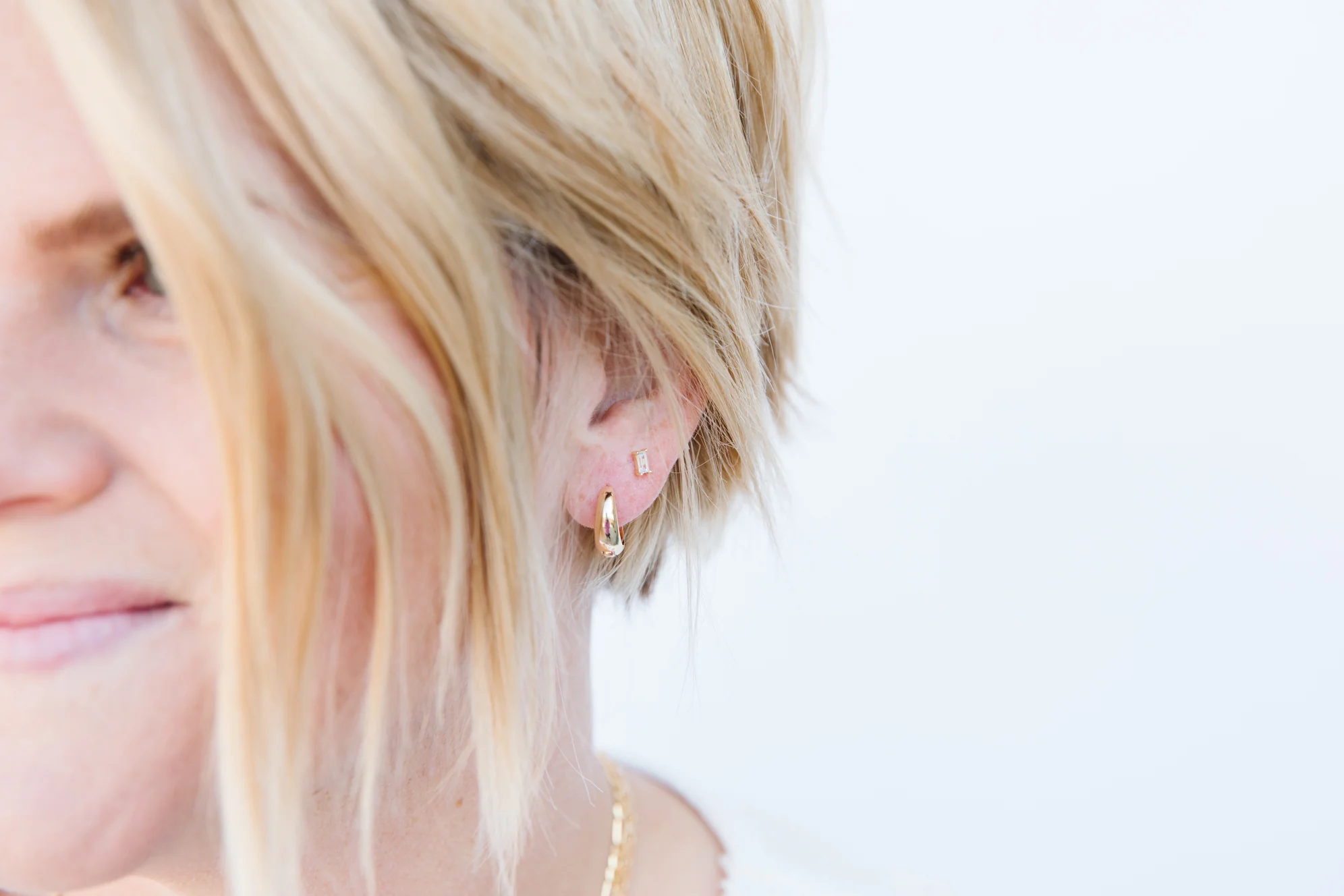 Rectangle Diamond Screwbacks - Image 5
