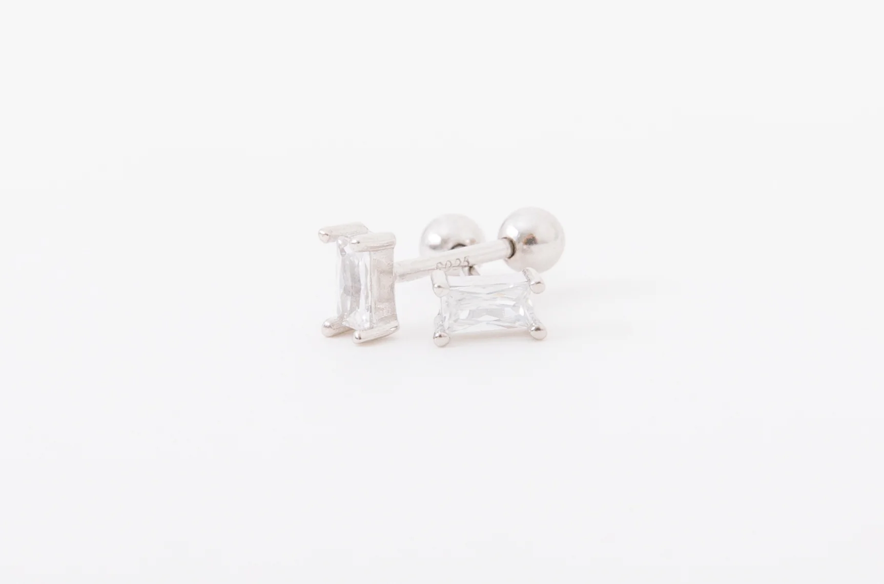 Rectangle Diamond Screwbacks - Image 7