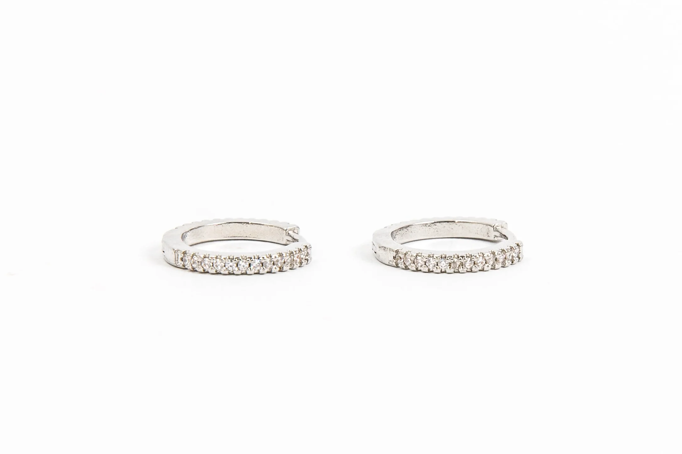 16 mm Classic Diamond Huggies - Image 7